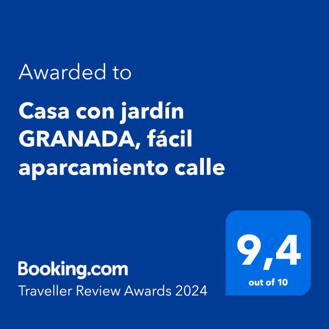 Casa con jardín GRANADA, fácil aparcamiento calle Exterior foto